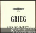 Peer Gynt-Suite I. Opus 46 (= Edition Peters, No. 2420). Klavier / Piano.