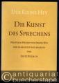 Die Kunst des Sprechens. Der kleine Hey (= Edition Schott 614).