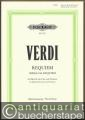 Requiem / Messa da Requiem [Totenmesse] für SMezTB soli, Chor und Orchester (= Edition Peters Nr. 4251). Klavierauszug / Vocal score.