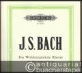 Das Wohltemperierte Klavier. Zweiter Teil / The Well-Tempered Clavier II (BWV 870-893) (= Edition Peters, Nr. 4691b).