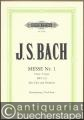 Messe Nr. 1 F-Dur für drei Solostimmen, Chor und Orchester BWV 233 (= Edition Peters, Nr. 1018a). Klavierauszug.
