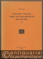 Antonio Vivaldi. Table de Concordances des Oeuvres (RV).