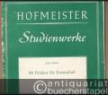 Sechsundachtzig [86] Etüden für Kontrabaß. Bearbeitet von Franz Simandl und Konrad Siebach. Heft 1 (= Hofmeister 7142).