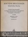 Anton Bruckner. Sämtliche Werke. 15. Band. Requiem D-Moll (Originalfassung). Studienpartitur.