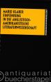 Einführung in die anglistisch-amerikanistische Literaturwissenschaft (= Anglistik und Amerikanistik).
