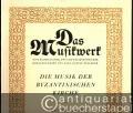 Die Musik der Byzantinischen Kirche (= Das Musikwerk. Eine Beispielsammlung zur Musikgeschichte hrsg. von Karl Gustav Fellerer, Heft 13).