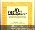 Die Oper I. Anfänge bis 17. Jahrhundert (= Das Musikwerk. Eine Beispielsammlung zur Musikgeschichte hrsg. von Karl Gustav Fellerer, Heft 38).
