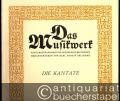 Die Kantate (= Das Musikwerk. Eine Beispielsammlung zur Musikgeschichte hrsg. von Karl Gustav Fellerer, Heft 32).