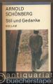 Stil und Gedanke (= Reclams Universal-Bibliothek 1274).