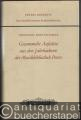Gesammelte Aufsätze aus den Jahrbüchern der Musikbibliothek Peters (= Gesammelte Aufsätze über Musik und Anderes. II). Peters Reprints.