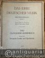Das Glogauer Liederbuch. Erster Teil: Deutsche Lieder und Spielstücke (= Das Erbe deutscher Musik, Erste Reihe: Reichsdenkmale, Band 4. Abteilung Mittelalter, Band 1).