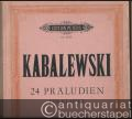 24 Präludien für Klavier zu zwei Händen, Opus 38 (1943) (= Edition Peters, Nr. 4785).