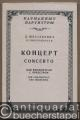 Koncert dlja violonceli s orkestrom, Op. 107 (1959) / Concerto for Violoncello and Orchestra [Konzert für Violoncello und Orchester]. Karmannye Partitury / Score [Taschenpartitur].