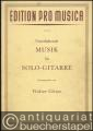 Unterhaltende Musik für Solo-Gitarre (= Edition pro Musica, Nr. 185).