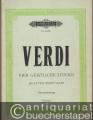 Vier geistliche Stücke / Quattro pezzi sacri (= Edition Peters Nr. 4256). Klavierauszug.