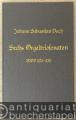 Sechs Sonaten für Orgel (BWV 525 - 530) (= Bibliothek seltener Bücher. Neudrucke, hrsg. v. d. Deutschen Staatsbibliothek zu Berlin durch Ursula Altmann in Zusammenarbeit mit dem Zentralantiquariat der DDR Leipzig, 7).