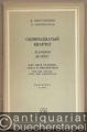 Odinadcatyj Kvartet dlja dvuch skripok, al'ta i violoncelli / Eleventh Quartet for two violins, viola and violoncello, Op. 122 (1966). Partitura / Score.
