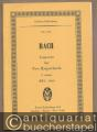 Concerto for two Harpsichords C minor BWV 1060 (= Edition Eulenburg, No. 731).