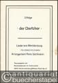 Der Dorfchor. Neue Lieder aus Mecklenburg. 3. Folge.