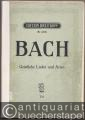 Geistliche Lieder und Arien. Aus Schemellis Gesangbuch [1736] und dem Notenbuch der Anna Magdalena Bach (= Edition Breitkopf, Nr. 4738). Ausgabe für tiefe Stimme.