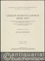 Lexicon Musicum Latinum Medii Aevii. Wörterbuch der lateinischen Musikterminologie des Mittelalters bis zum Ausgang des 15. Jahrhunderts. 3. Faszikel. authenticus - canto (= Bayerische Akademie der Wissenschaften. Musikhistorische Kommission).