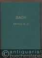 Ich hatte viel Bekümmernis [BWV 21]. Kantate Nr. 21 für Solostimmen (Sopran, Tenor, Bass) Chor und Orchester (= Edition Peters, Nr. 856).