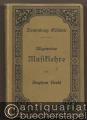 Allgemeine Musiklehre (= Sammlung Göschen, Nr. 220).