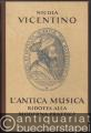 L'antica musica ridotta alla moderna prattica (= Documenta Musicologica. Erste Reihe: Druckschriften - Faksimiles, XVII).