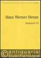 Musik (Bücher/Noten) » Noten/Partituren - Hans Werner Henze. Sämtliche Sinfonien (= Musik unserer Zeit / ED 9999). Studienpartituren.