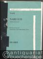 Nabucco (Nebukadnezar). Oper in vier Akten von Temistocle Solera (= Edition Ricordi). Klavierauszug mit deutschem und italienischem Text.