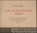 Der uns die Stunden zählte. Drei Lieder nach Texten von Paul Celan für tiefere Stimme und Klavier, Op. 21 (= Litolff / Peters, Nr. 5955).