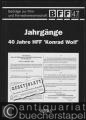 Jahrgänge - 40 Jahre HFF "Konrad Wolf" (= Beiträge zur Film- und Fernsehwissenschaft, Band 47).