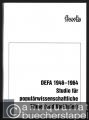 DEFA 1946 - 1964. Studio für populärwissenschaftliche Filme (und Vorläufer). Filmografie (= Filmwissenschaftliche Bibliothek).