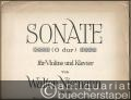 Sonate (G dur) für Violine und Klavier, Op. 70.
