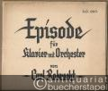 Episode für Klavier mit Orchester von Carl Robrecht (= S. O. 660). Ausgabe für Salonorchester. 12 Stimmen.