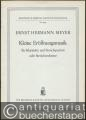Kleine Eröffnungsmusik für Klarinette und Streichquartett oder Streichorchester (1968) (= Breitkopf & Härtels Orchester-Bibliothek, Nr. 4054 / Edition Breitkopf, Nr. 7509). Partitur.