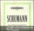 Quartett Es-Dur für Klavier, Violine, Viola und Violoncello, Opus 46 (= Edition Peters, Nr. 2380). Partitur, Stimmen.