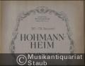 Praktische Violinschule von Christian Heinrich Hohmann. Neue gänzlich umgearbeitete und um 65 Volks- und volkstümliche Lieder vermehrte Ausgabe von Ernst Heim (= Edition Tonger, Band 547c). Heft 3.