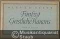 Fünfzig geistliche Kanons. Zweite Folge.