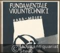 Fundamentale Violintechnik I. Eine Sammlung von Meisteretüden mit Beiträgen aus der Violin-Methodik.
