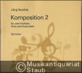 Komposition 2 (1986) für zwei Violinen, Viola und Violoncello (= DVfM 8468b). Stimmen.