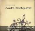 Zweites Streichquartett (1970) (= DVfM 8420). Spielpartitur.