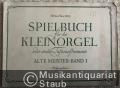 Spielbuch für Kleinorgel oder andere Tasteninstrumente (Orgel, Cembalo, Klavier). Alte Meister Band I (= Edition Peters, Nr. 4527a).