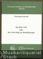 Das Jahr 1991 oder Der weite Weg zur Musiktherapie (= Crossener Schriften zur Musiktherapie, Band II).