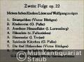 Musik (Bücher/Noten) &raquo; Noten/Partituren - Acht Liedchen (grossen und kleinen Kindern vorzusingen), Op. 22, Zweite Folge (= Universal Edition, No. 3310). Piano solo.