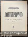 Es steht ein Lind in jenem Tal. Partita (= Joh. Nep. David, Solo-Partiten, Werk 37 Nr. 1. Edition Breitkopf, Nr. 5790). Violino solo.