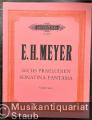 Sechs Praeludien. Sonatina-Fantasia (= Edition Peters, Nr. 9075). Violine solo.