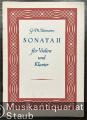 Sonata II [G-Dur] für Violine und Klavier (Continuo).