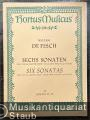 Sechs Sonaten für Violine (Flöte, Oboe, Viola) mit Basso continuo. Zweites Heft, Nr. IV-VI (= Hortus Musicus 128).