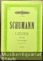 Lieder für eine Singstimme und Klavier, Band III (= Edition Peters, Nr. 2385a). Originalausgabe (Sopran oder Tenor).